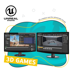 Unreal Engine 4. Игровой движок - КИБЕРшкола программирования для детей, компьютерные курсы для школьников, начинающих и подростков - KIBERone г. Алексеевский