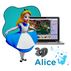 Alice 3d - КИБЕРшкола программирования для детей, компьютерные курсы для школьников, начинающих и подростков - KIBERone г. Алексеевский