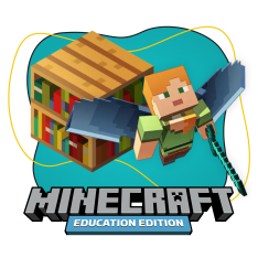 Minecraft Education - КИБЕРшкола программирования для детей, компьютерные курсы для школьников, начинающих и подростков - KIBERone г. Алексеевский