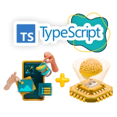 TypeScript + AI: создаём умные веб-приложения - КИБЕРшкола программирования для детей, компьютерные курсы для школьников, начинающих и подростков - KIBERone г. Алексеевский