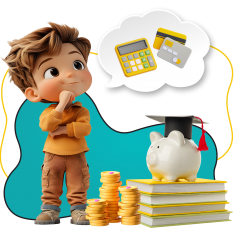 Финансовый интеллект вместе KIBERone - КИБЕРшкола программирования для детей, компьютерные курсы для школьников, начинающих и подростков - KIBERone г. Алексеевский