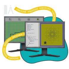 Исполнители чертежник и черепашка - КИБЕРшкола программирования для детей, компьютерные курсы для школьников, начинающих и подростков - KIBERone г. Алексеевский