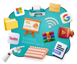 Цифровая база для школьника - КИБЕРшкола программирования для детей, компьютерные курсы для школьников, начинающих и подростков - KIBERone г. Алексеевский