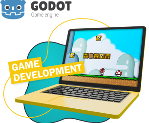Godot.  Основа создания легендарных игр - КИБЕРшкола программирования для детей, компьютерные курсы для школьников, начинающих и подростков - KIBERone г. Алексеевский